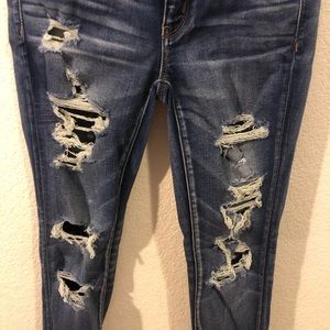 American Eagle ripped jeans